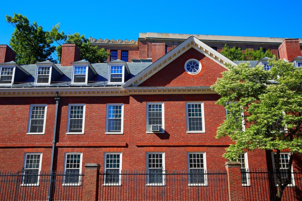 Harvard University in Cambridge Massachusetts USA