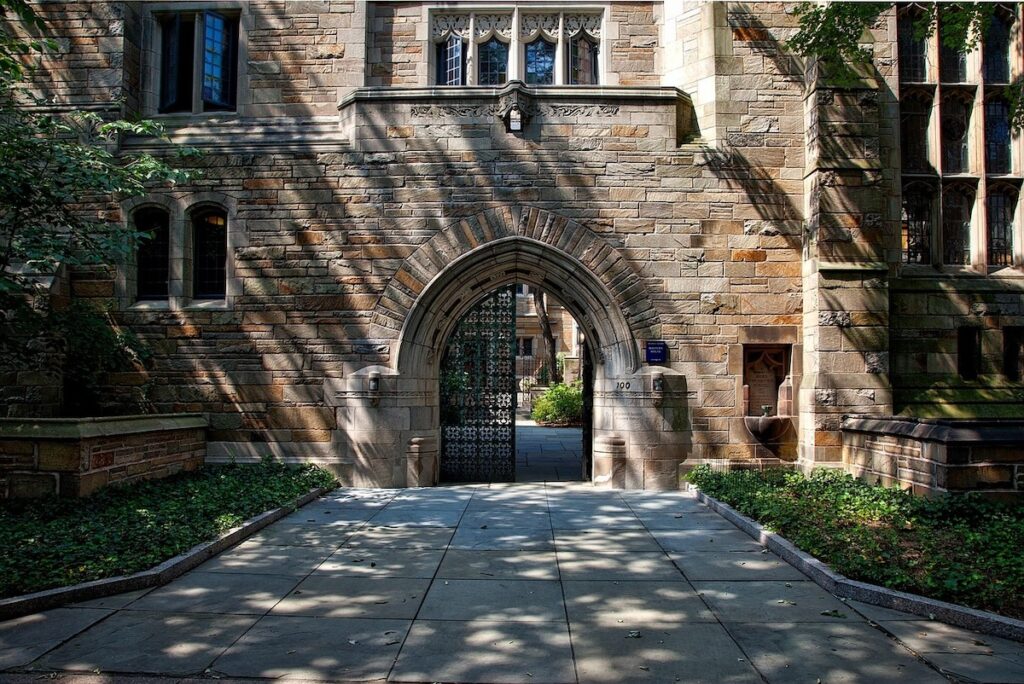 archway at Yale University
