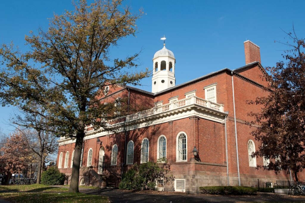 brick building on college campus