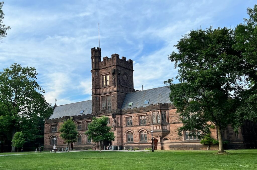 stone building at Princeton University