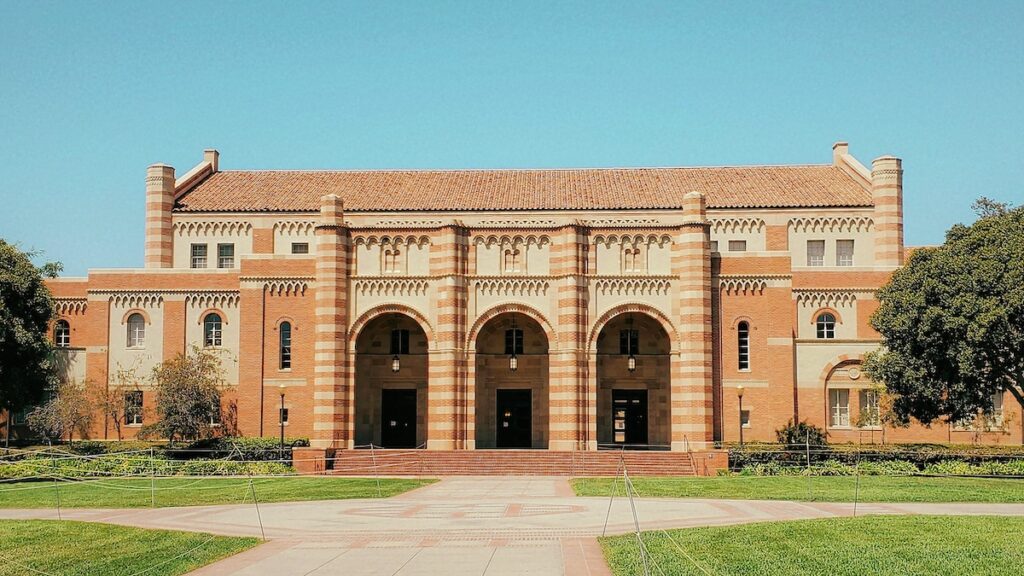 brick University of California building