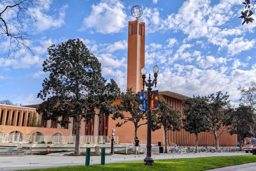 buildings on campus of USC