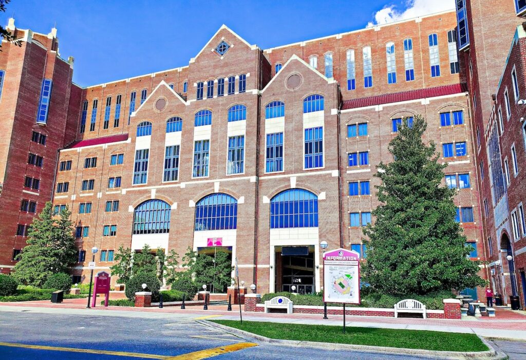 exterior of Florida State University building