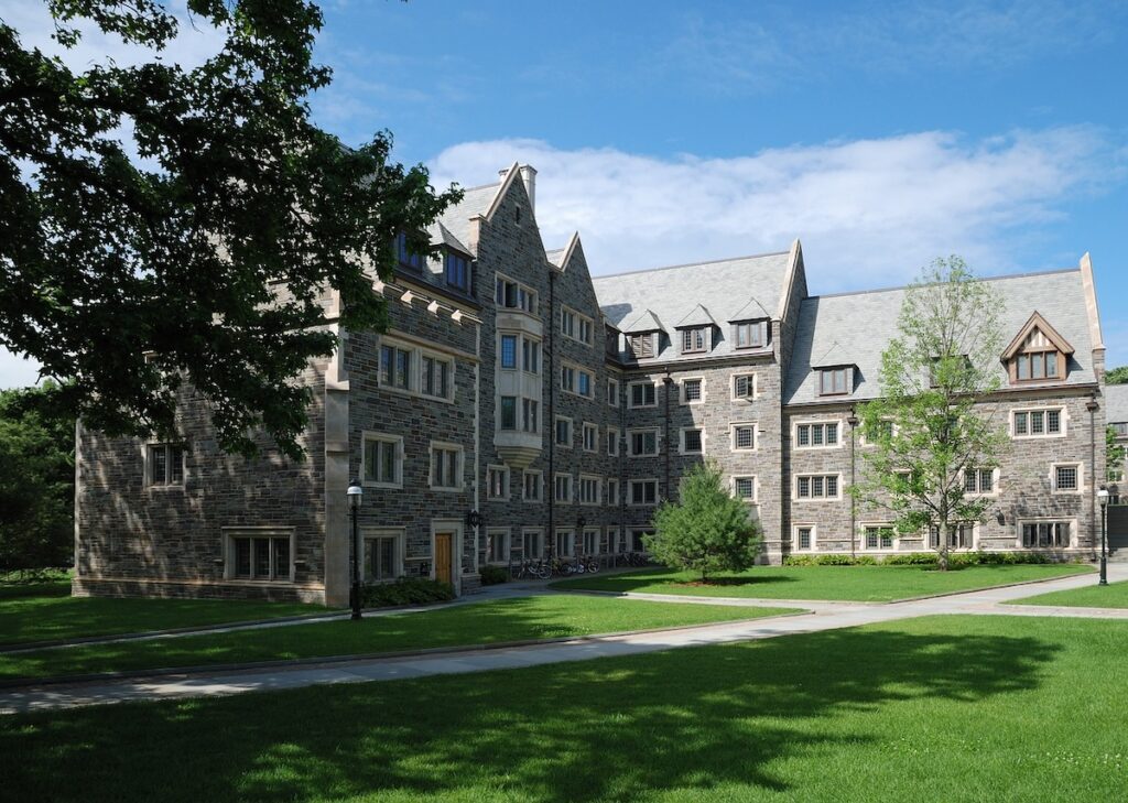 stone building on Princeton University campus