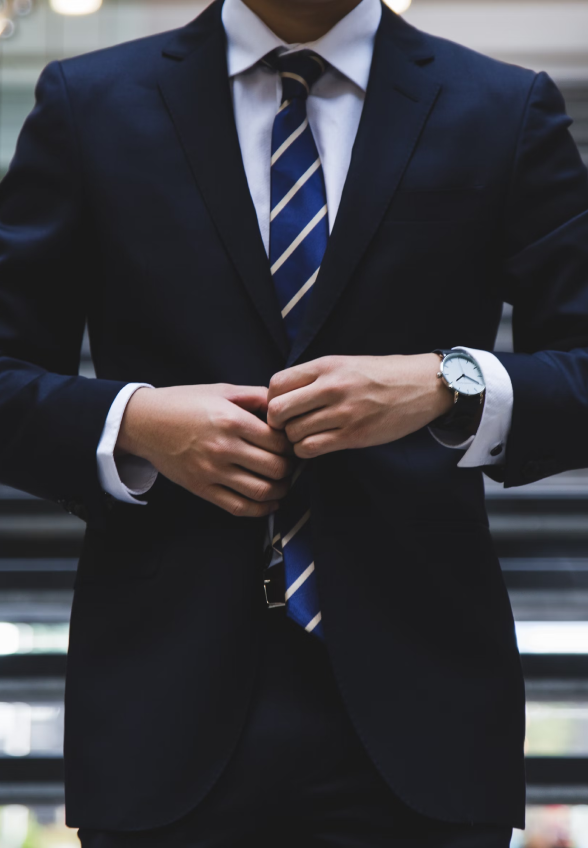 A man in a suit