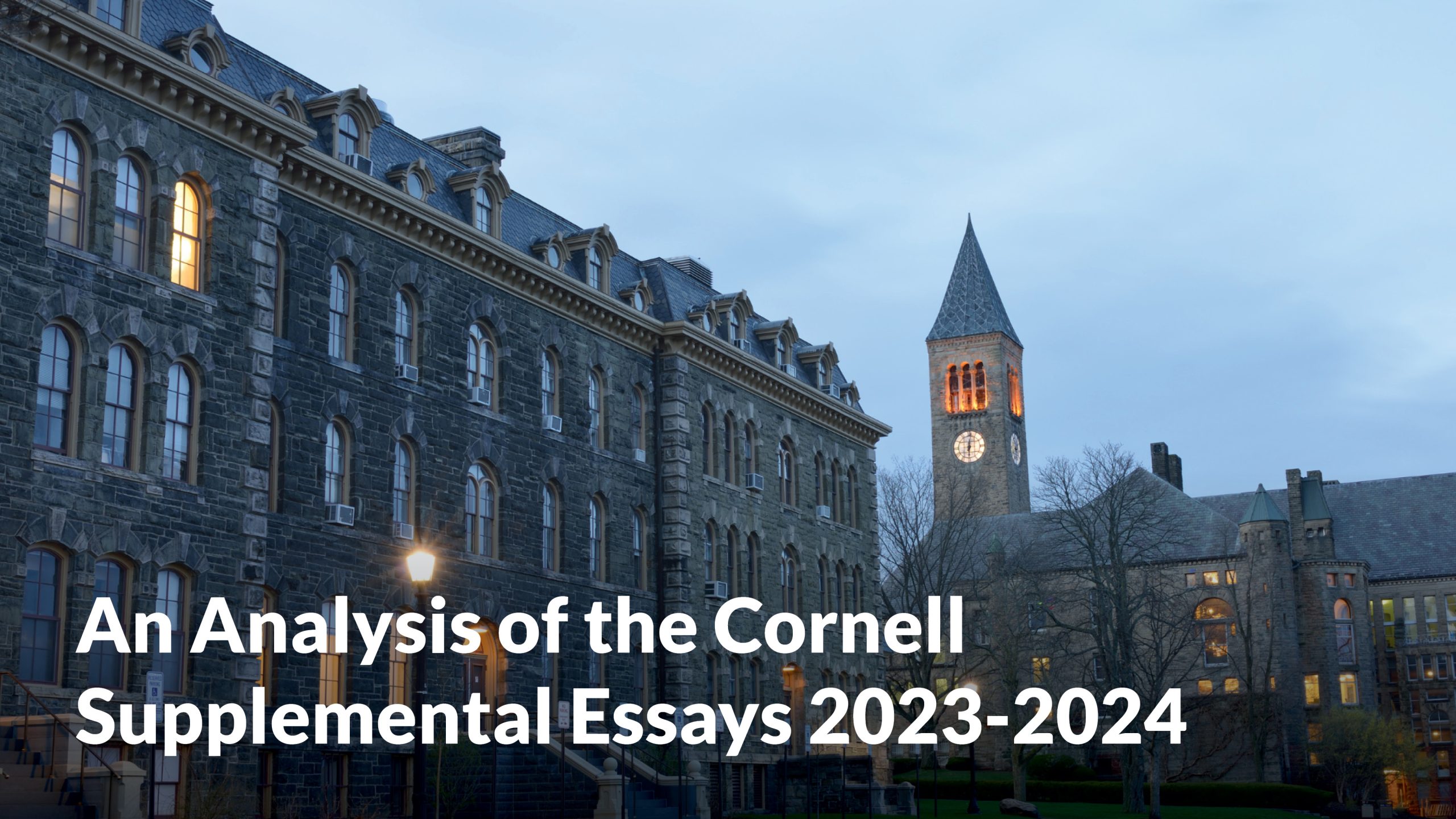 cornell supplemental essays 2023