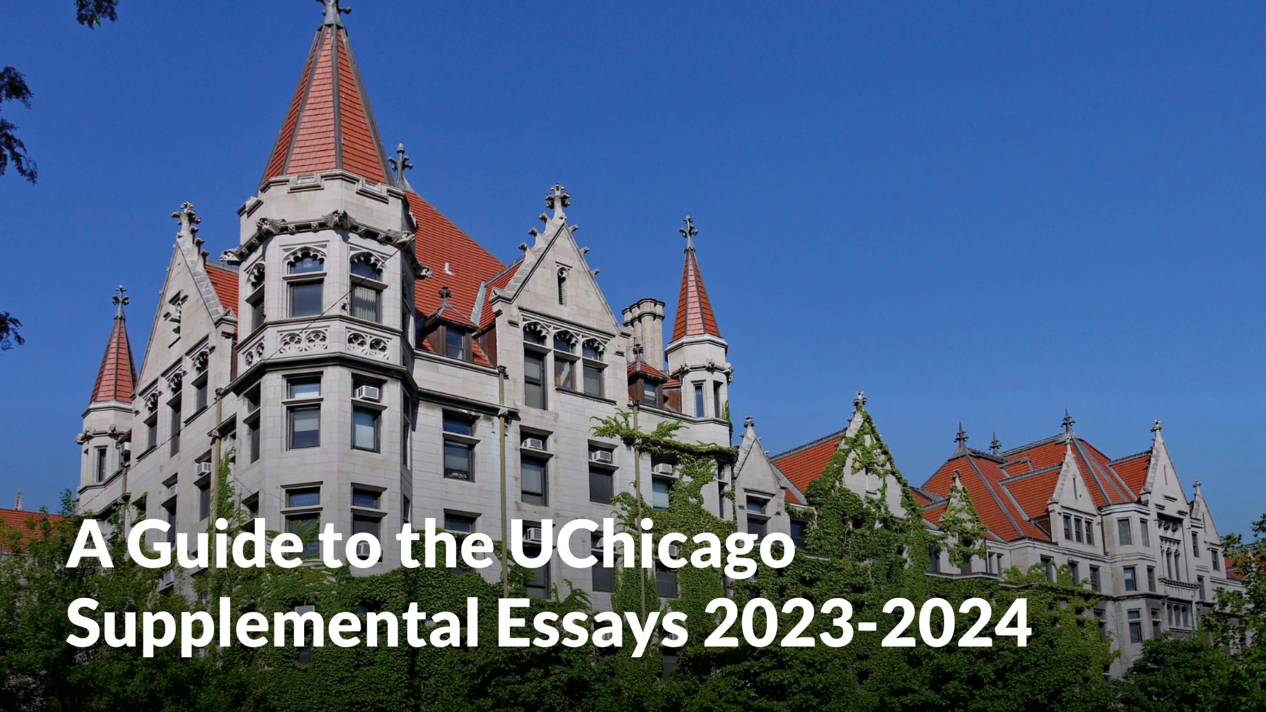 how long should the uchicago supplemental essay be