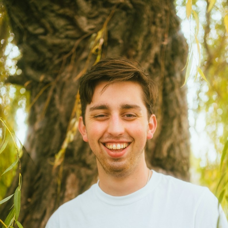 Smiling student
