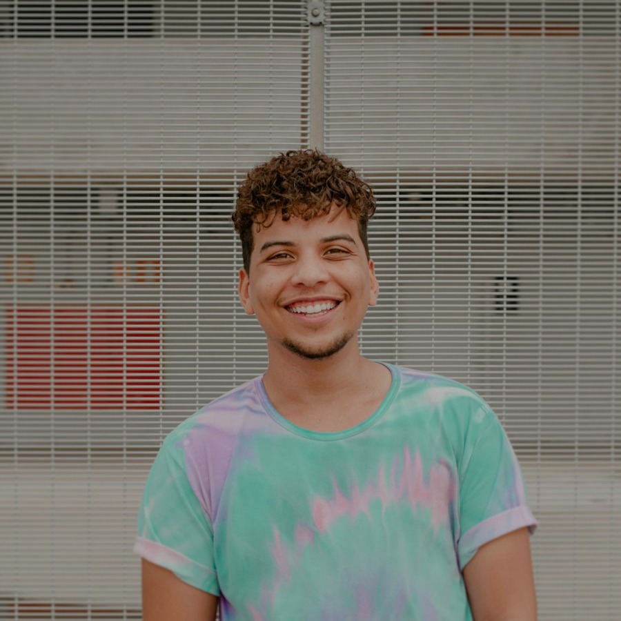 Smiling student
