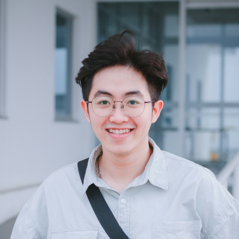 Smiling student