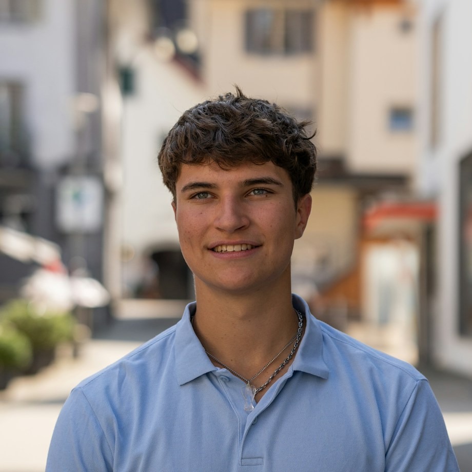 Smiling student